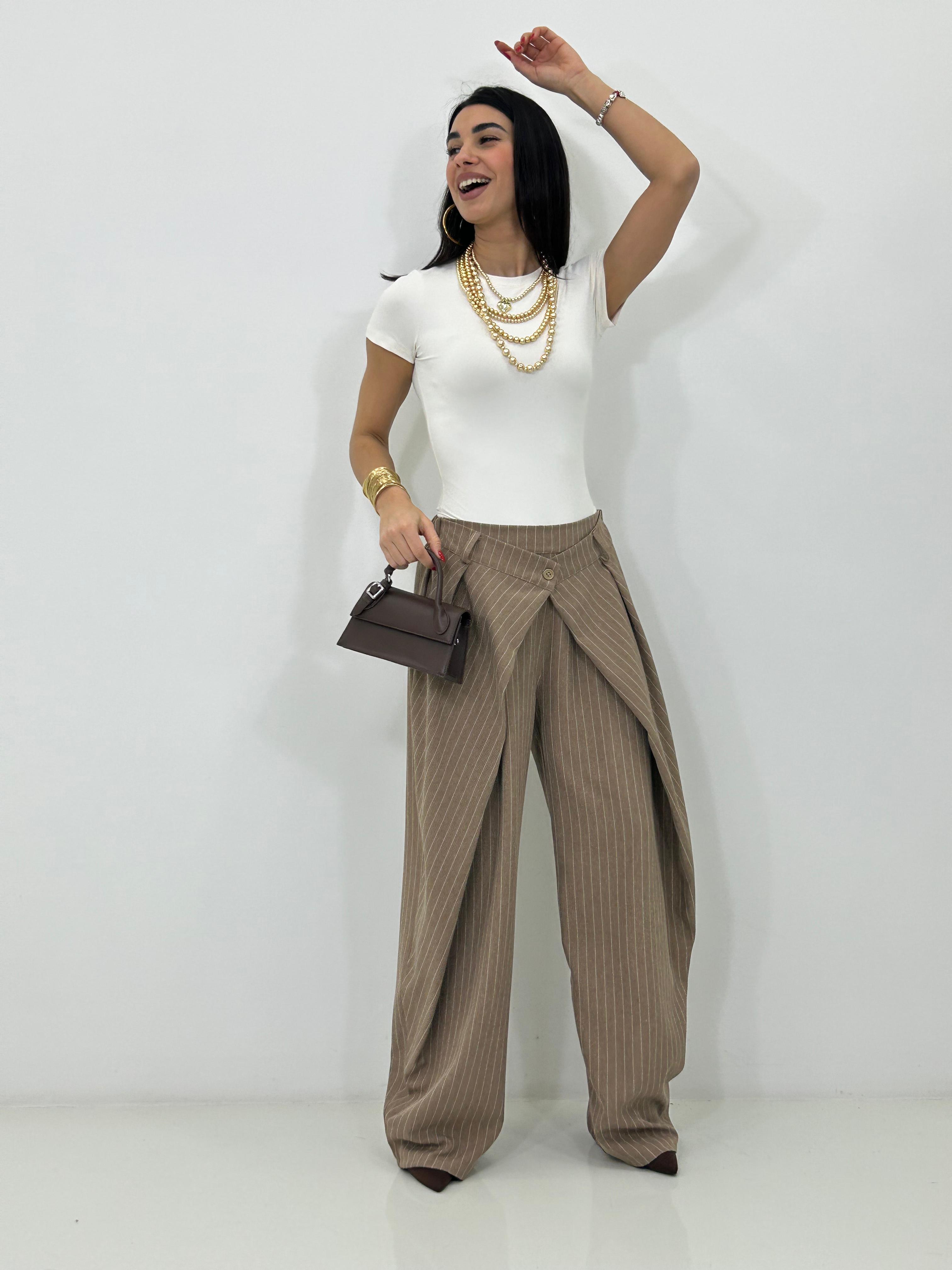 PANTALONE TAILORED WRAP PE/26