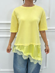 T-SHIRT DELICATE HEM NEW PE/26