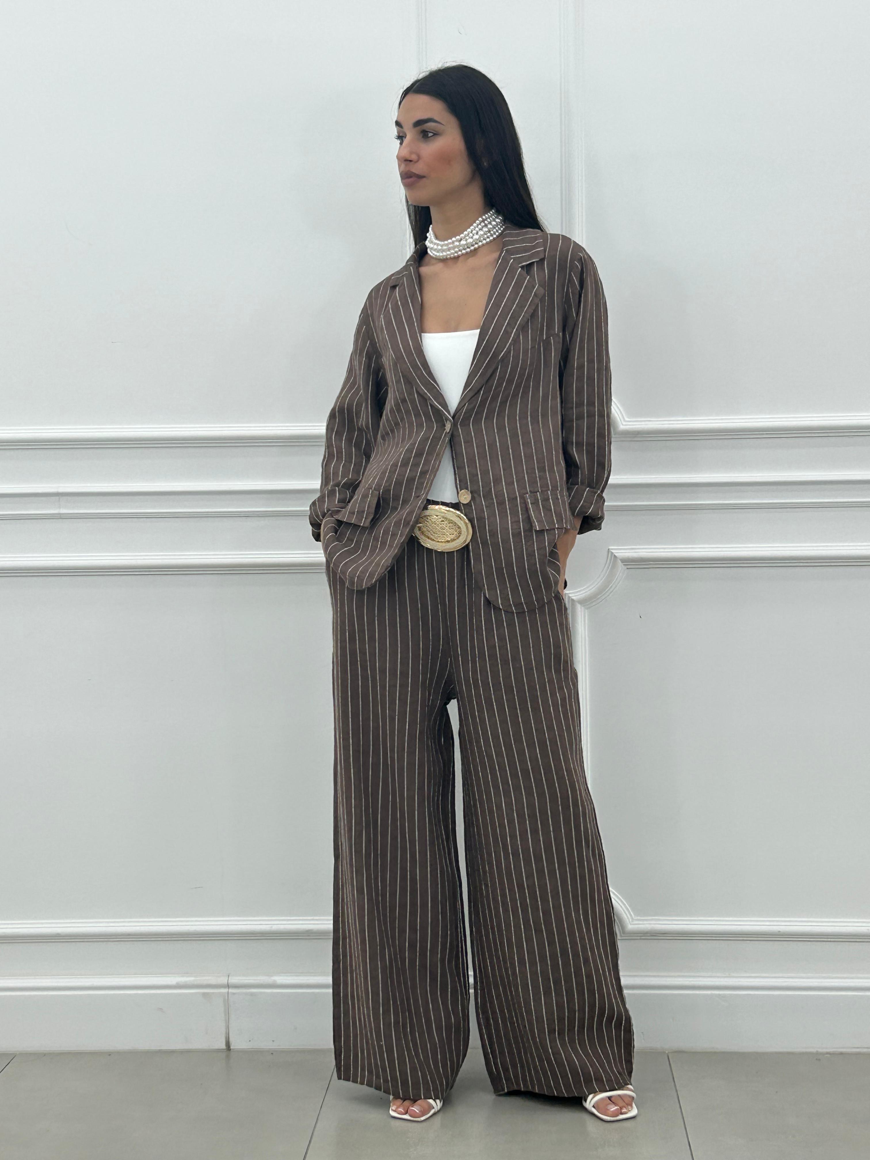 COORDINATO LINEN STRIPE NEW PE/26