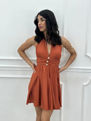 MINI DRESS GOLD NEW PE/26