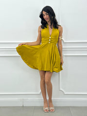 MINI DRESS GOLD NEW PE/26