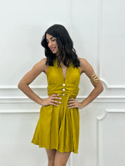 MINI DRESS GOLD NEW PE/26
