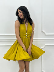 MINI DRESS GOLD NEW PE/26
