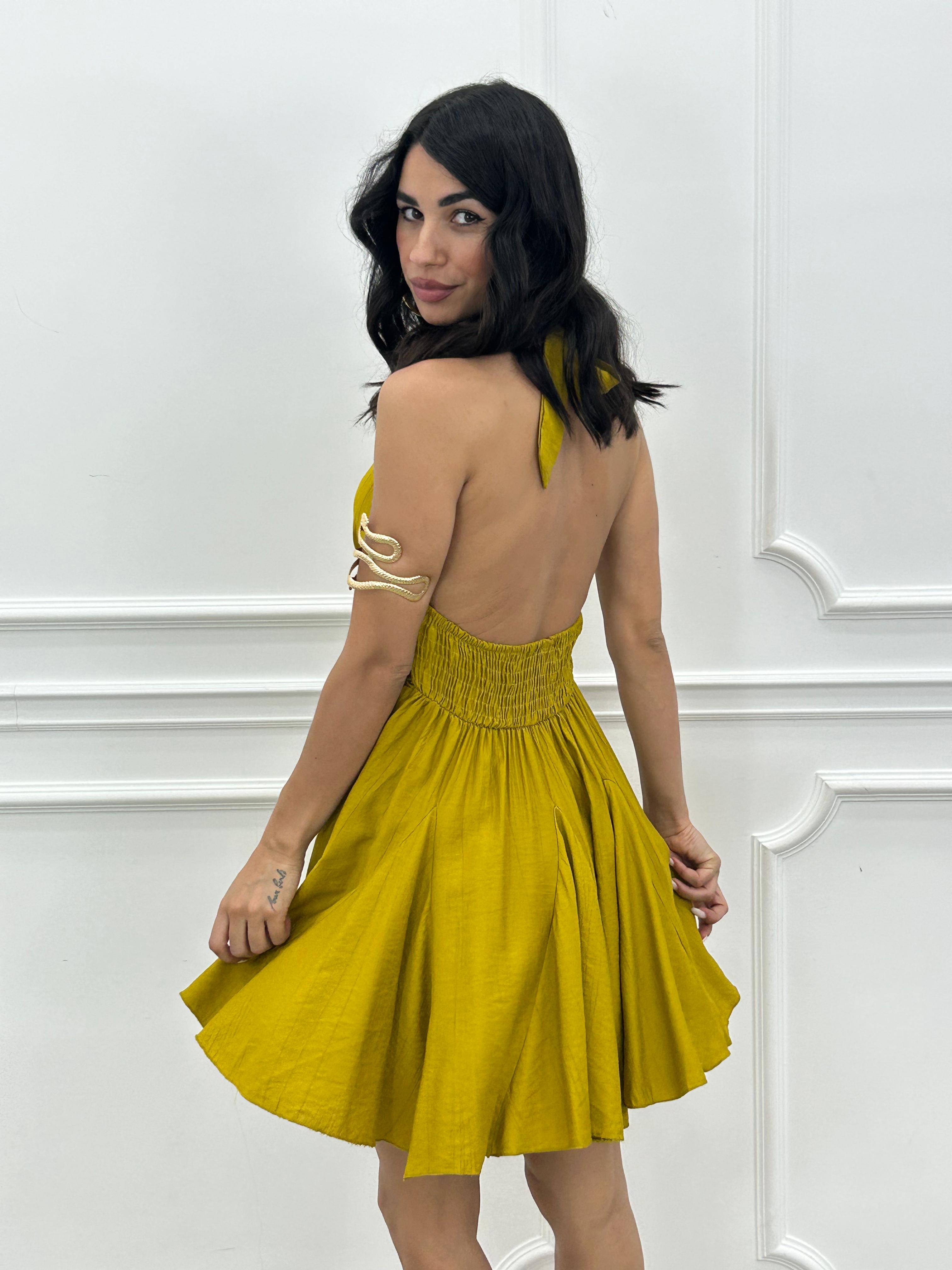 MINI DRESS GOLD NEW PE/26