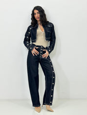 COMPLETO DENIM BOTTON SIDE NEW P/E26