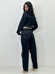 COMPLETO DENIM BOTTON SIDE NEW P/E26