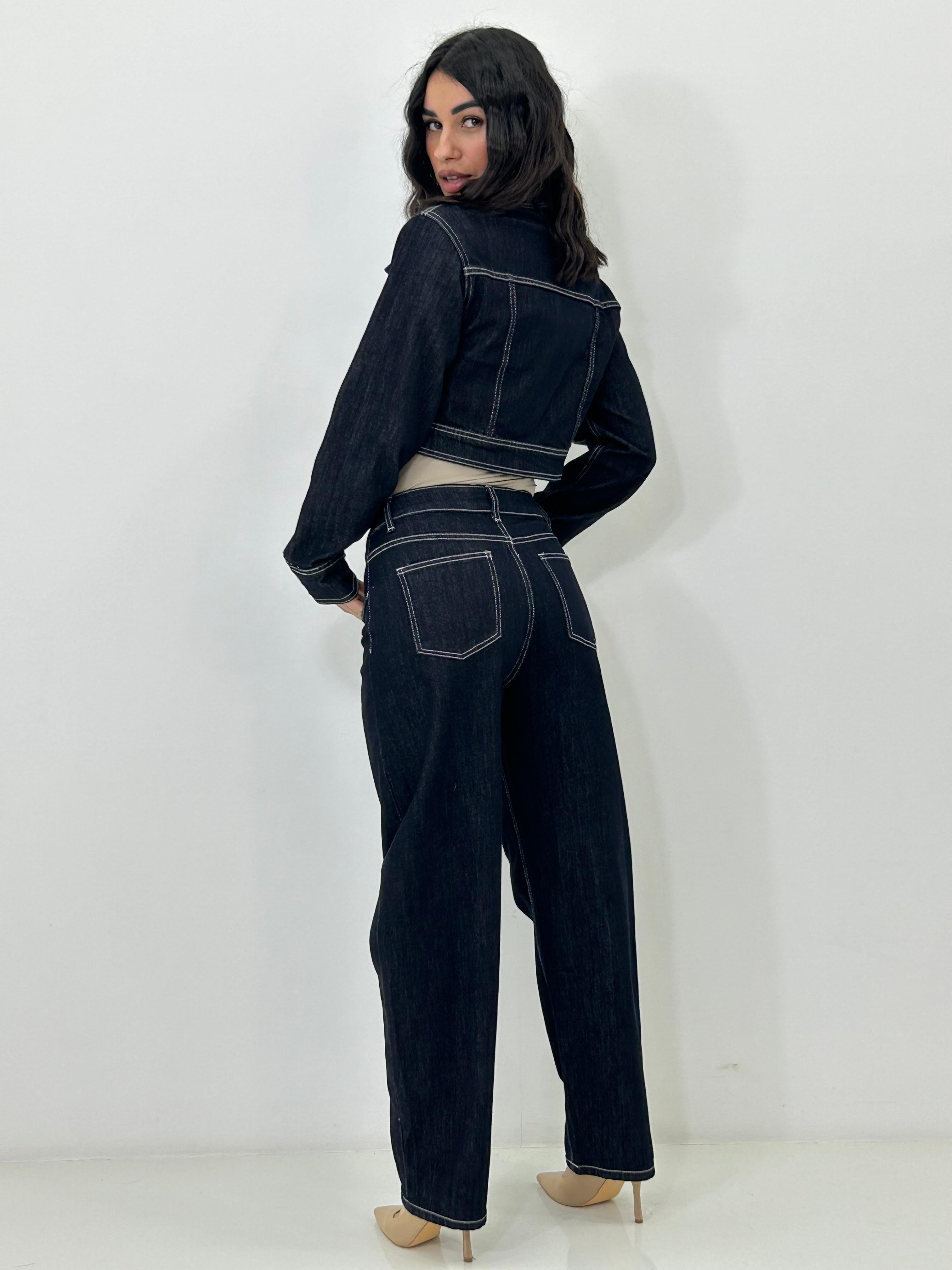 COMPLETO DENIM BOTTON SIDE NEW P/E26