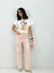 JEANS BLN PINK NEW P/E26