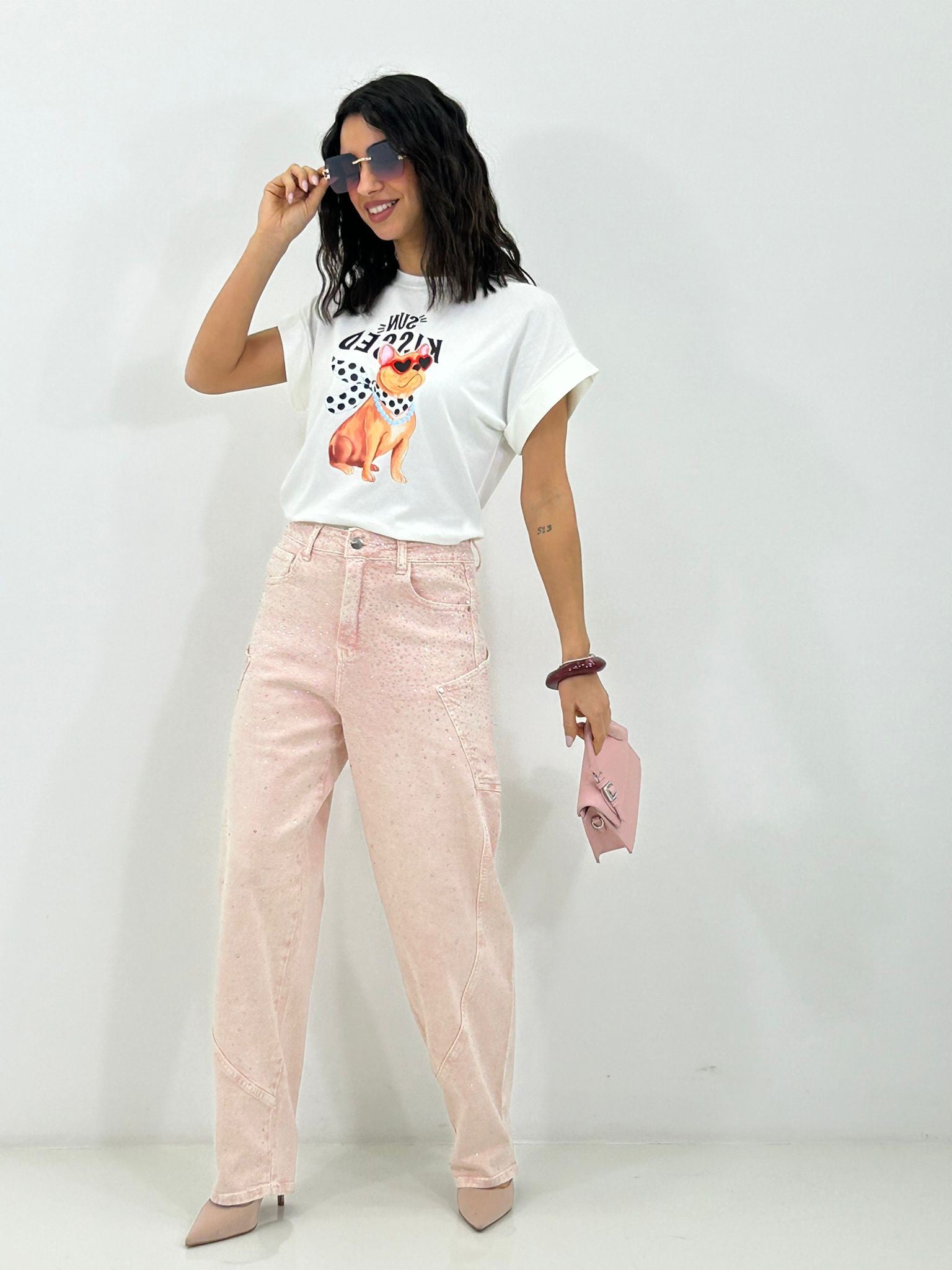 JEANS BLN PINK NEW P/E26