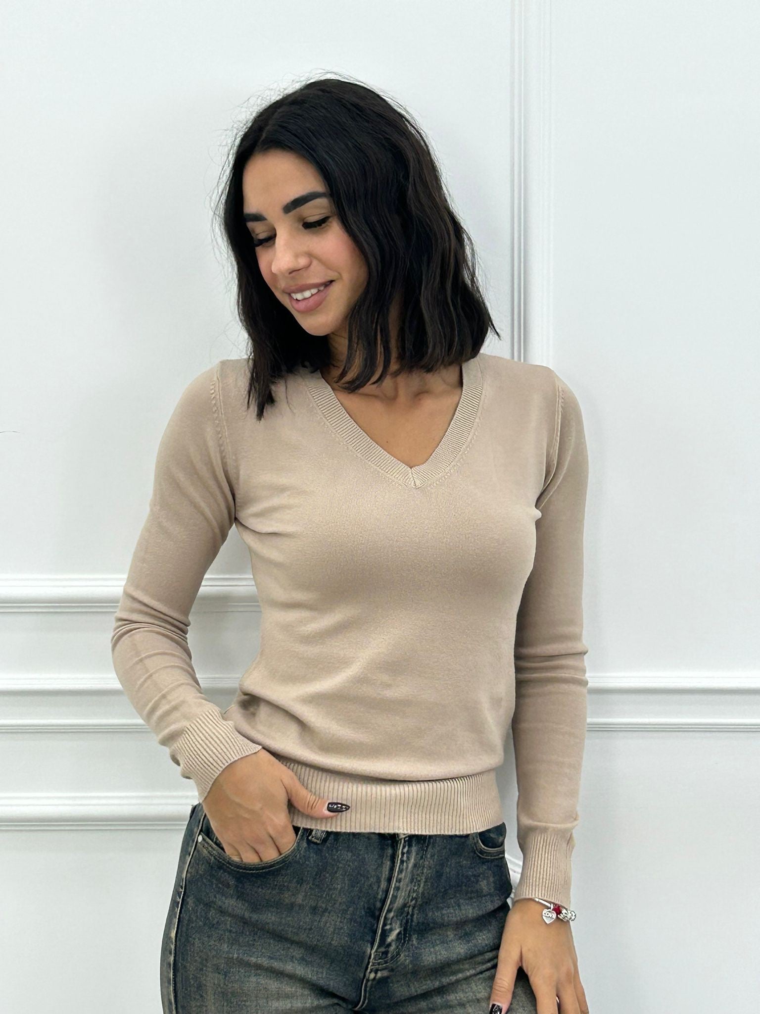 MAGLIONCINO SCOLLO PUNTA NEW AI26