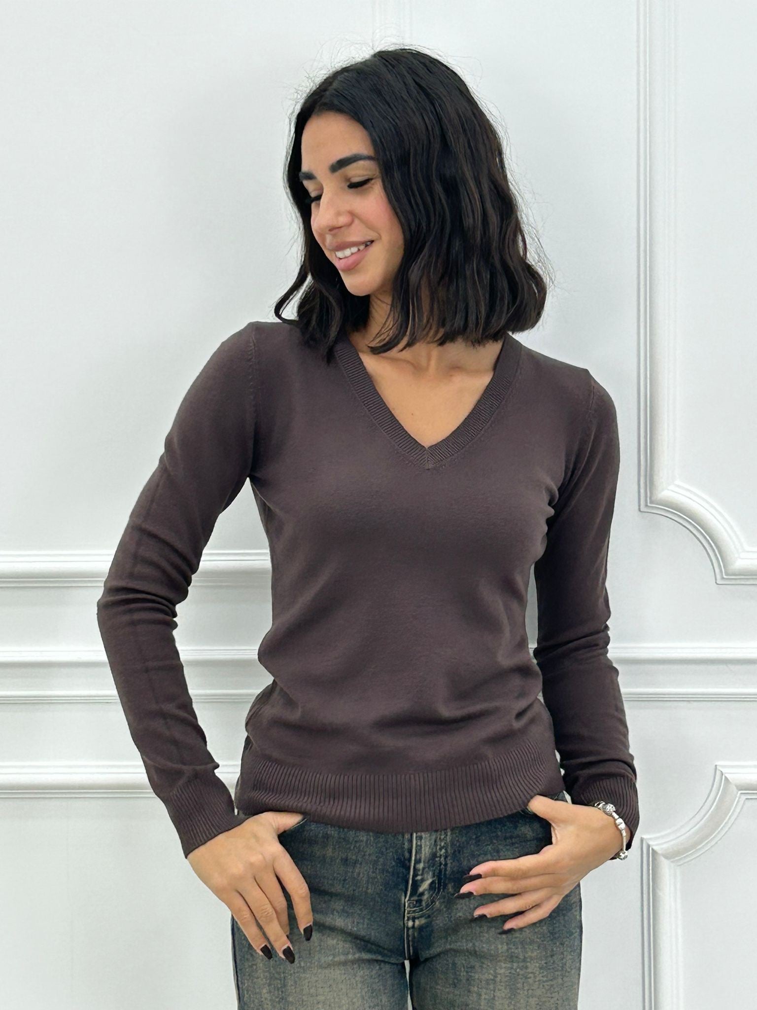 MAGLIONCINO SCOLLO PUNTA NEW AI26