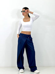 PANTALONE WRAP DENIM NEW P/E26