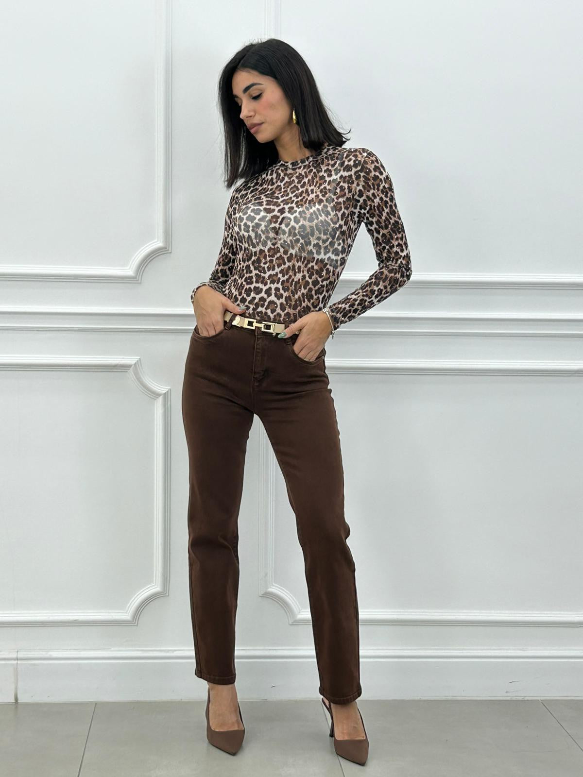 JEANS CHOCOLATE FLARE NEW AI26
