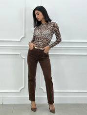 JEANS CHOCOLATE FLARE NEW AI26