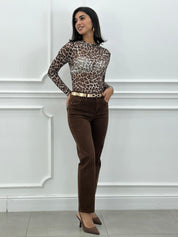 JEANS CHOCOLATE FLARE NEW AI26