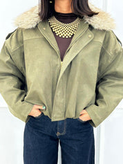 GIUBBIUNO FUR COLLAR CHIC NEW AI26