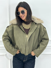 GIUBBIUNO FUR COLLAR CHIC NEW AI26