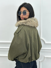 GIUBBIUNO FUR COLLAR CHIC NEW AI26