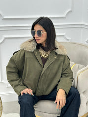 GIUBBIUNO FUR COLLAR CHIC NEW AI26