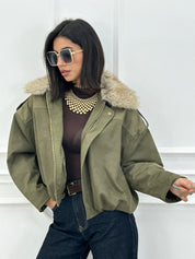 GIUBBIUNO FUR COLLAR CHIC NEW AI26