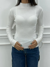 MAGLIA SHINY BUTTONS NEW AI26