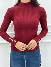 MAGLIA SHINY BUTTONS NEW AI26