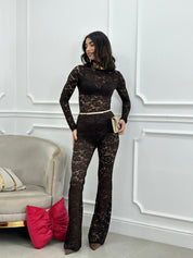 COORDINATO SHEER LACE NEW AI26