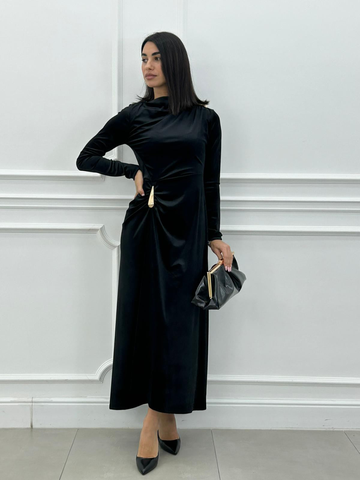 DRESS VELVET CHIC NEW AI26