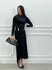 DRESS VELVET CHIC NEW AI26
