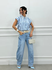 CAMICIA PERLA NEW P/E26