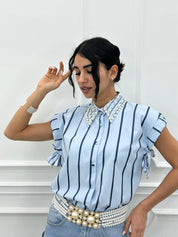 CAMICIA PERLA NEW P/E26