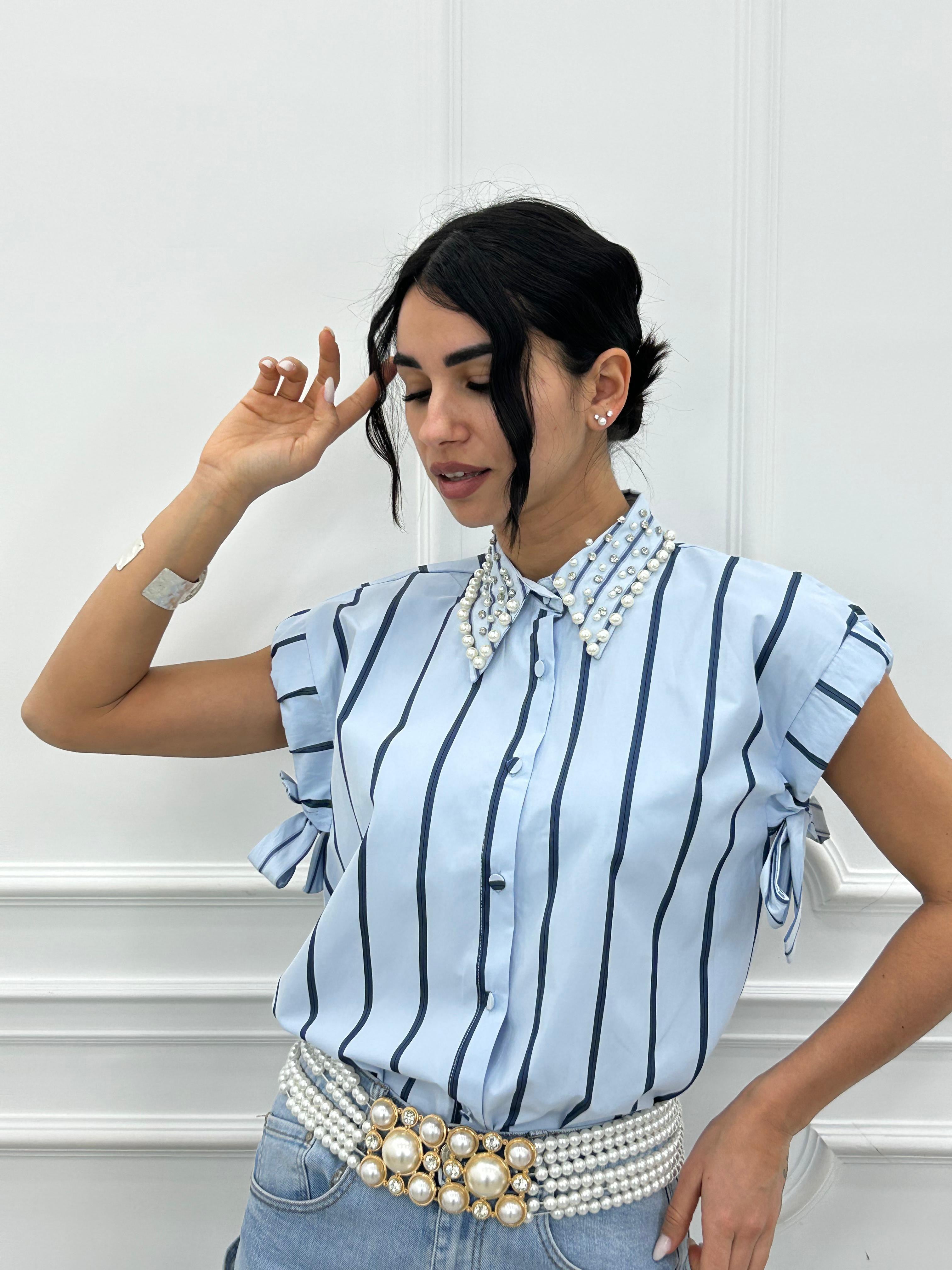 CAMICIA PERLA NEW P/E26