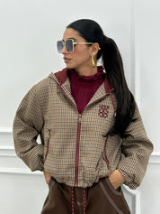 GIUBBINO ZIP-UP TARTAN NEW AI26