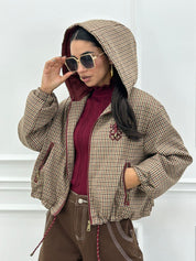 GIUBBINO ZIP-UP TARTAN NEW AI26