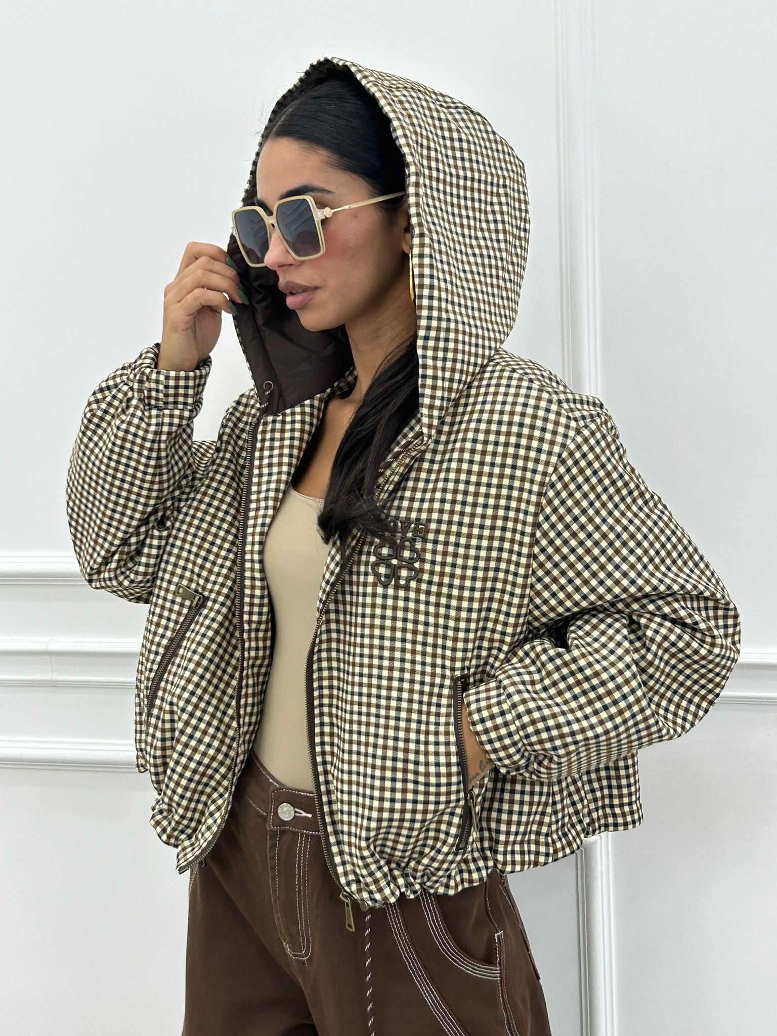 GIUBBINO ZIP-UP TARTAN NEW AI26
