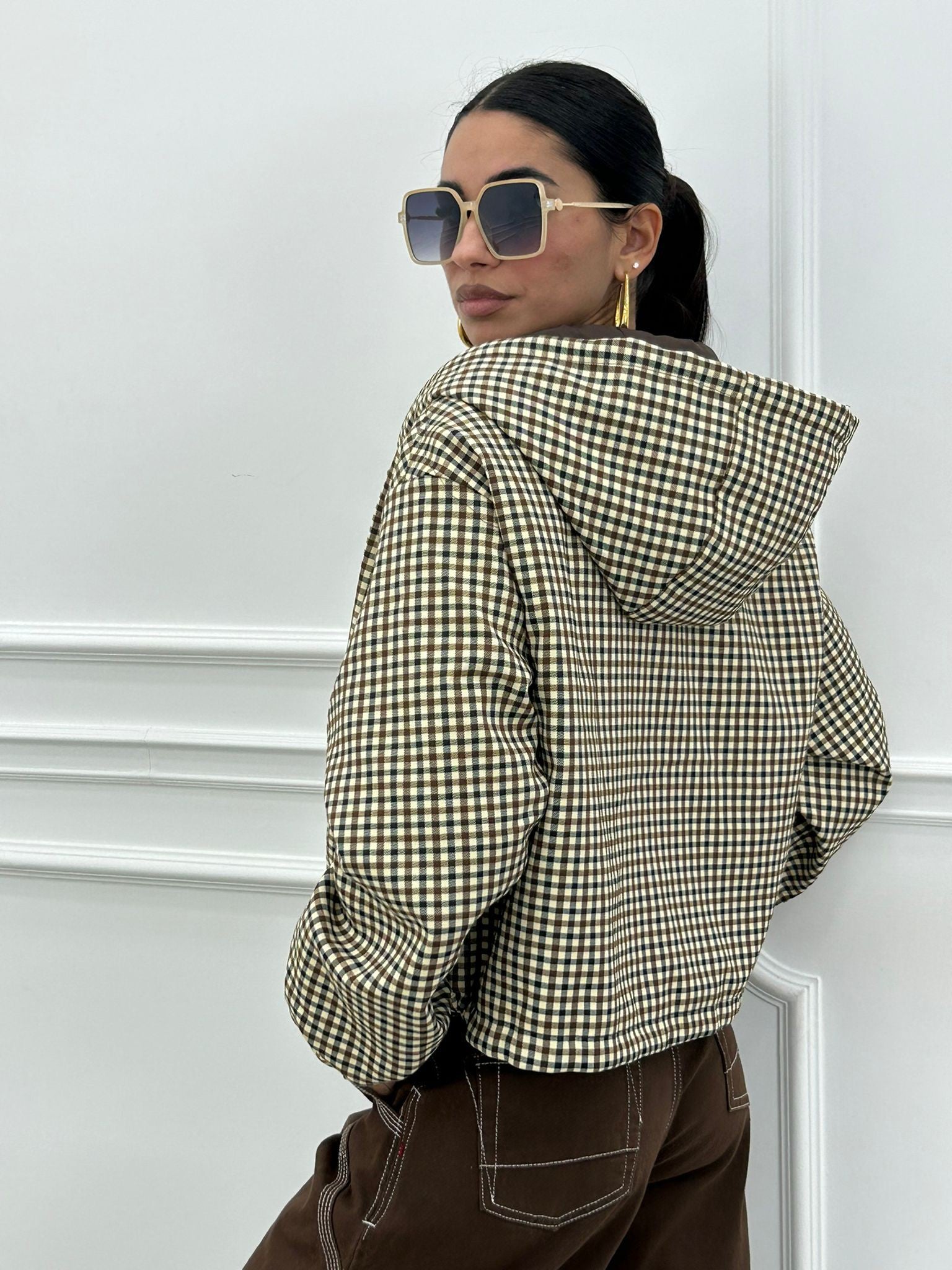 GIUBBINO ZIP-UP TARTAN NEW AI26