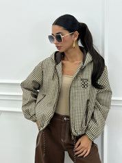 GIUBBINO ZIP-UP TARTAN NEW AI26