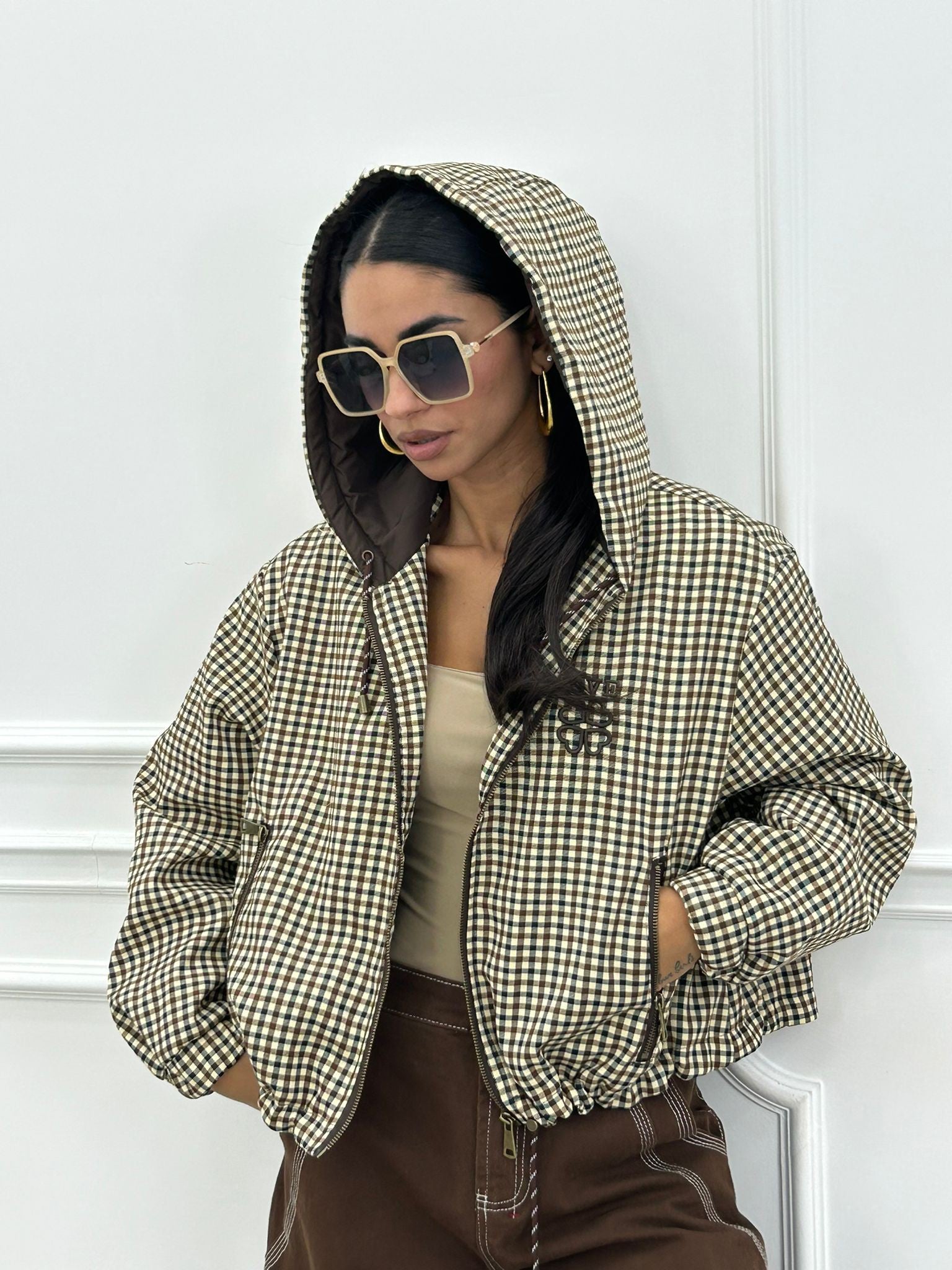 GIUBBINO ZIP-UP TARTAN NEW AI26