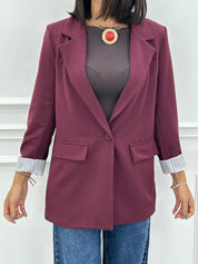 GIACCA VELVET STRIPE NEW AI26