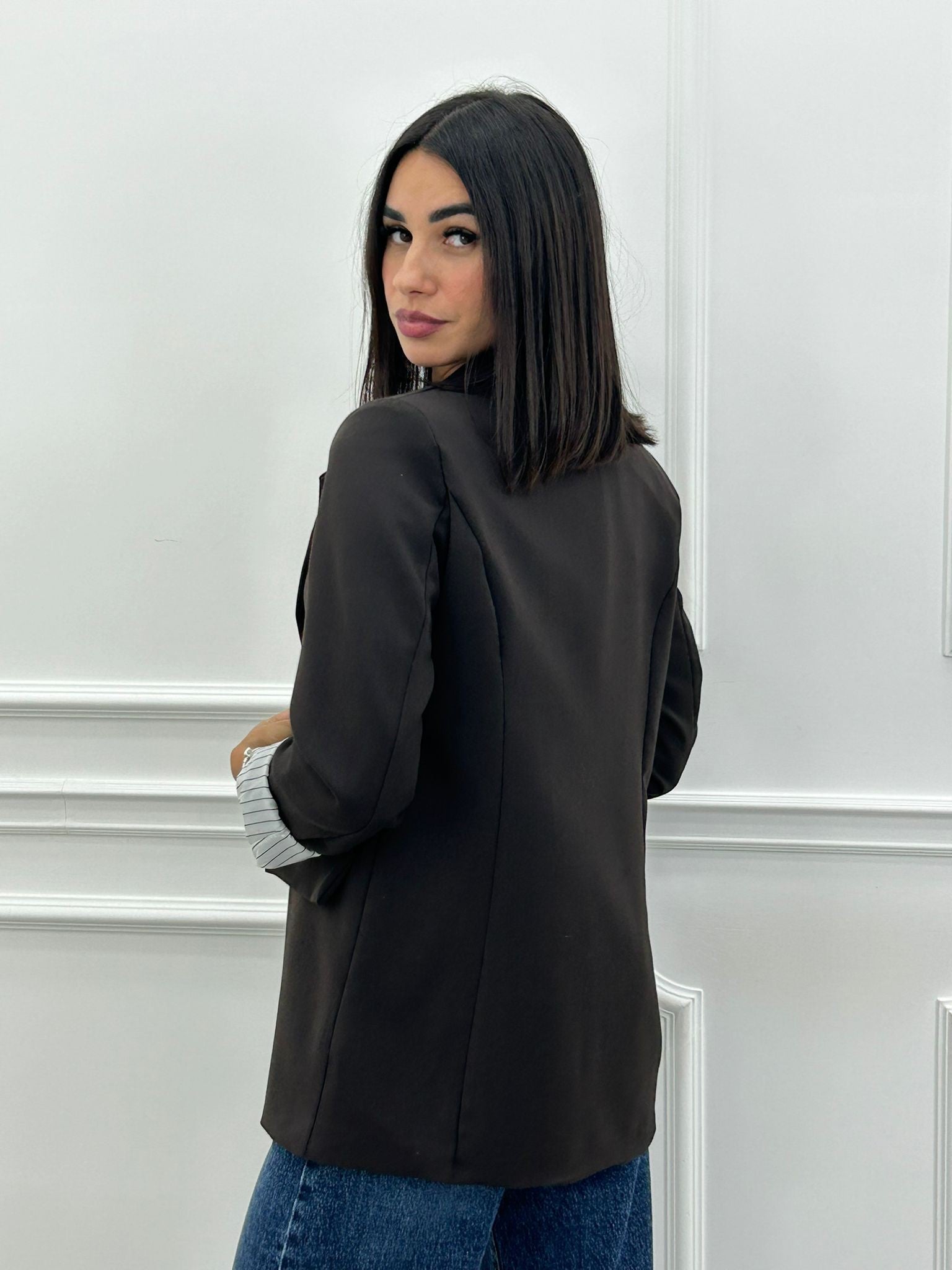 GIACCA VELVET STRIPE NEW AI26