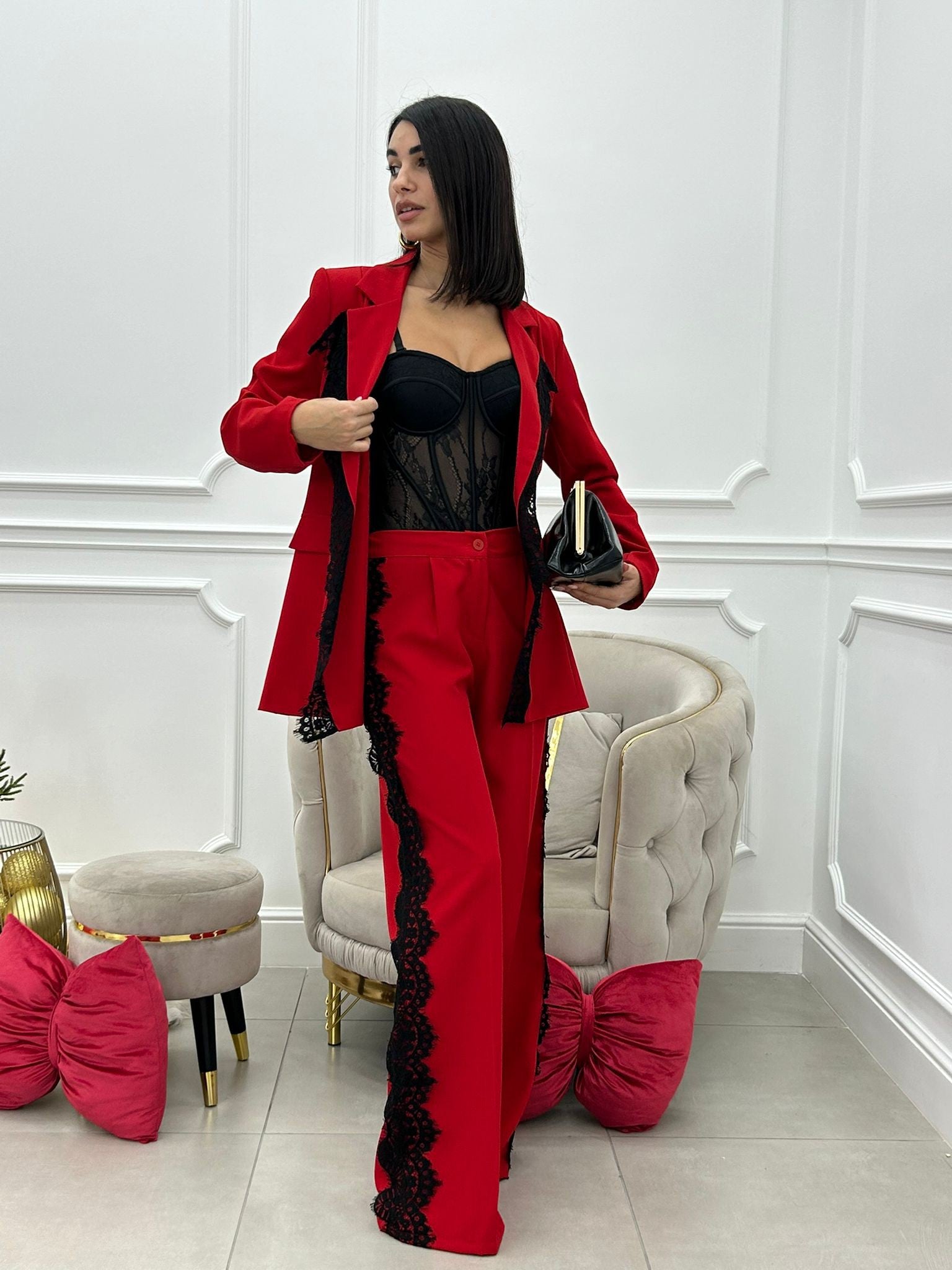 COORDINATO LACE SUIT NEW AI26