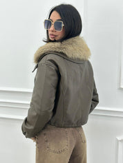 JACKET ECO-GLAM FUR NEW AI26