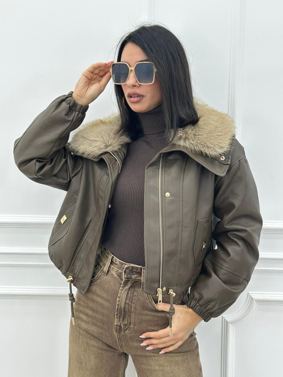 JACKET ECO-GLAM FUR NEW AI26