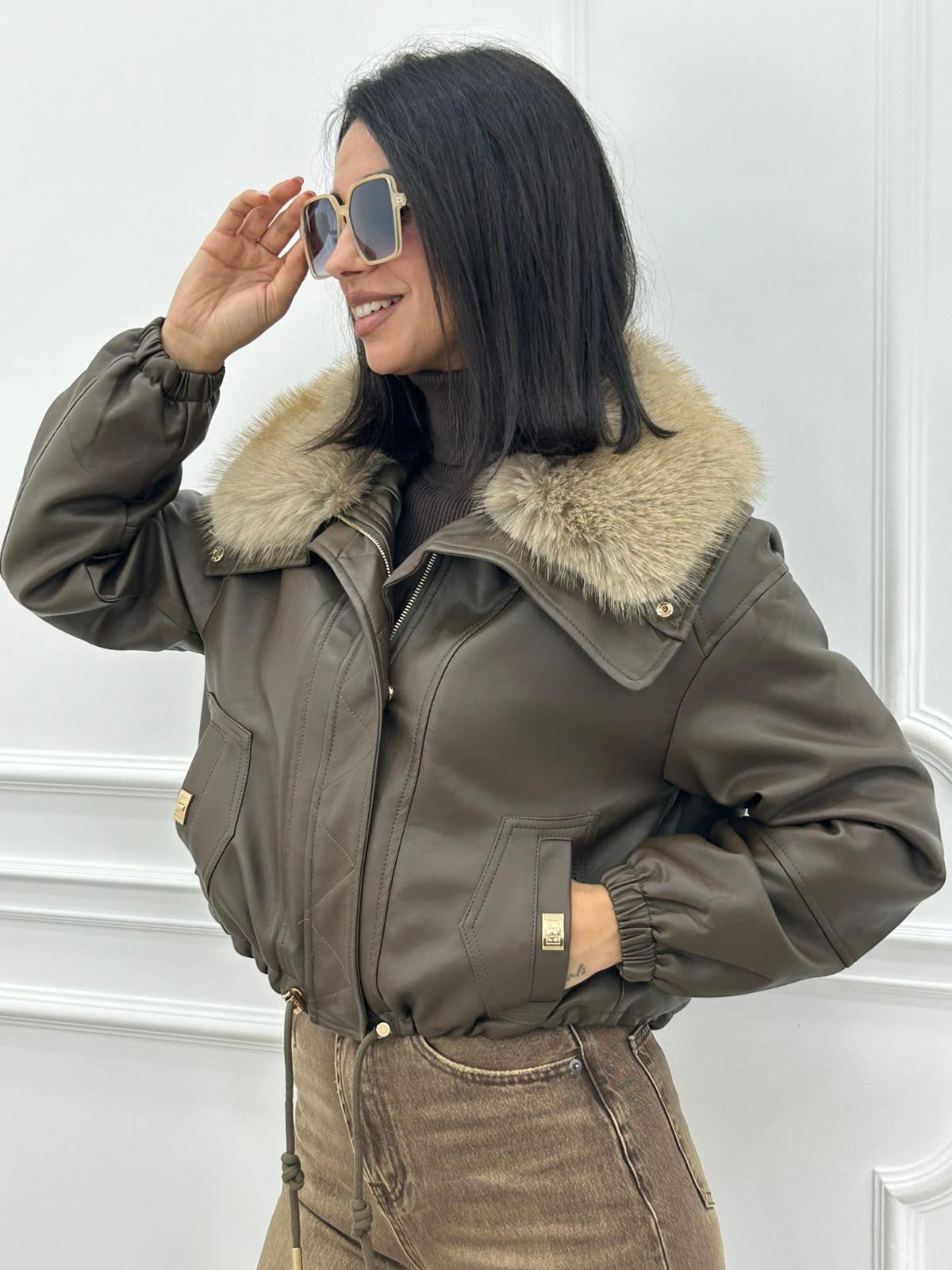 JACKET ECO-GLAM FUR NEW AI26