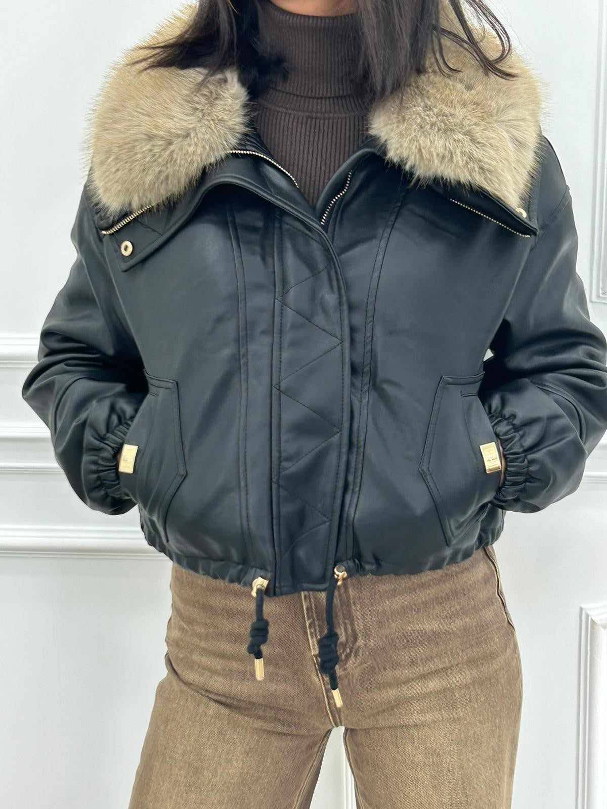 JACKET ECO-GLAM FUR NEW AI26