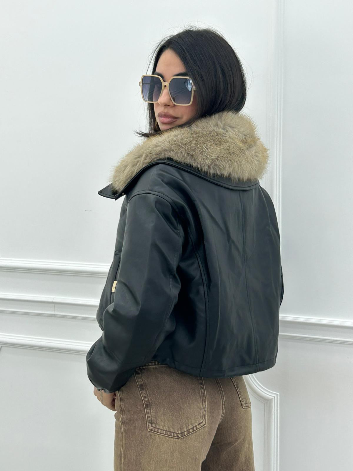 JACKET ECO-GLAM FUR NEW AI26