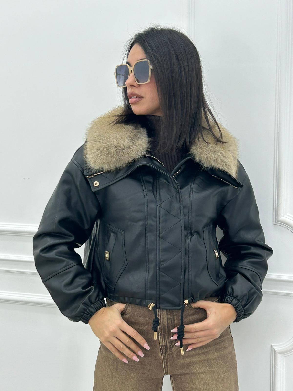 JACKET ECO-GLAM FUR NEW AI26