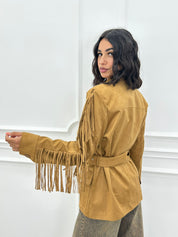 GIACCA CAMOSCIO CON FRANGE NEW AI26