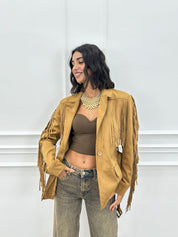 GIACCA CAMOSCIO CON FRANGE NEW AI26