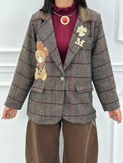 GIACCA TEDDY CON SPILLA NEW AI26